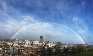 The view over Sheffield city centre