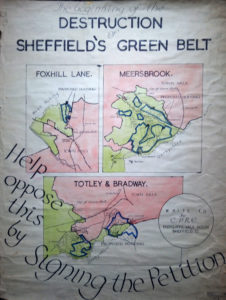 Sheffield Green Belt destruction map