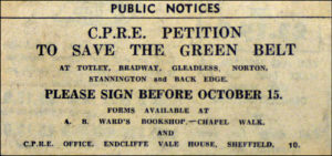 Advertisement Sheffield Telegraph 10th October 1952