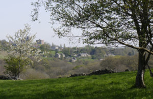 A view across Rivelin Valley with a glimpse of one of the skyscappers built at Stannington after the inquiry